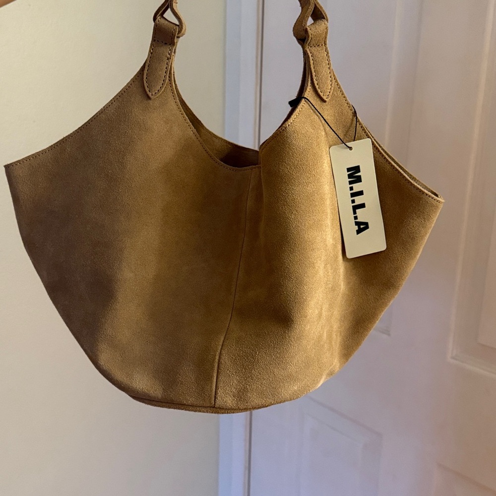 M.I.L.A Emma Bag - Sand Suede - Picture 5 of 8
